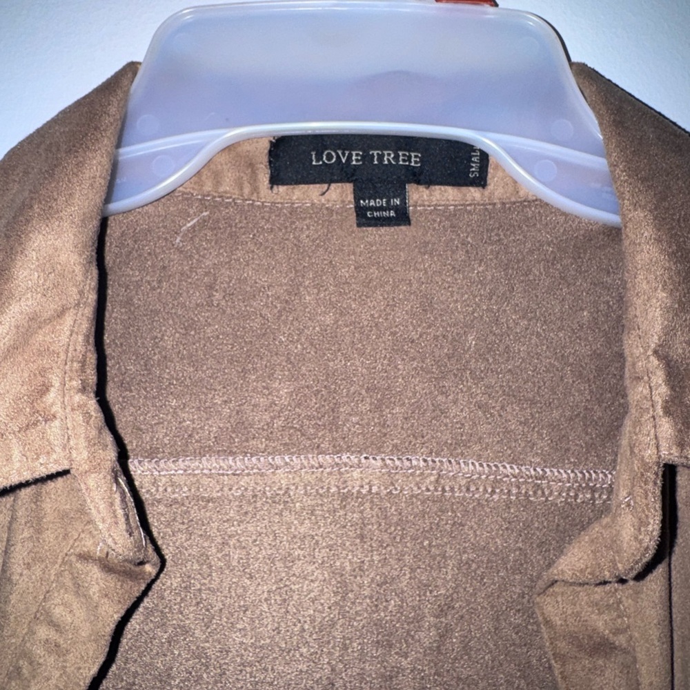 Love Tree Tan Collared Shirt - Picture 2 of 2